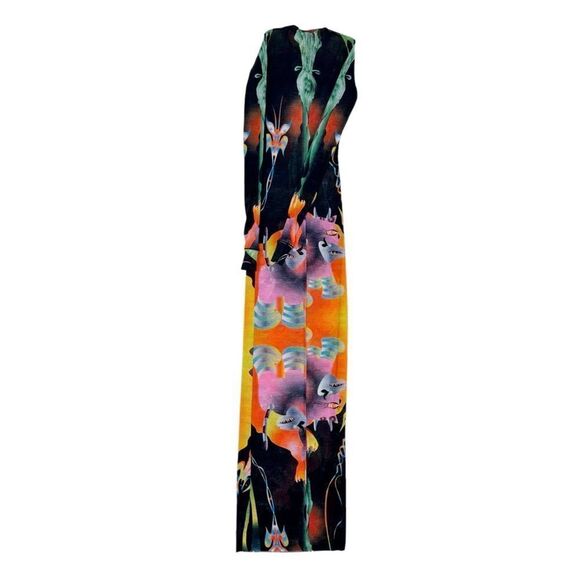 RARE SKIMS Summer Mesh Long Sleeve Dress - Picture 4 of 4